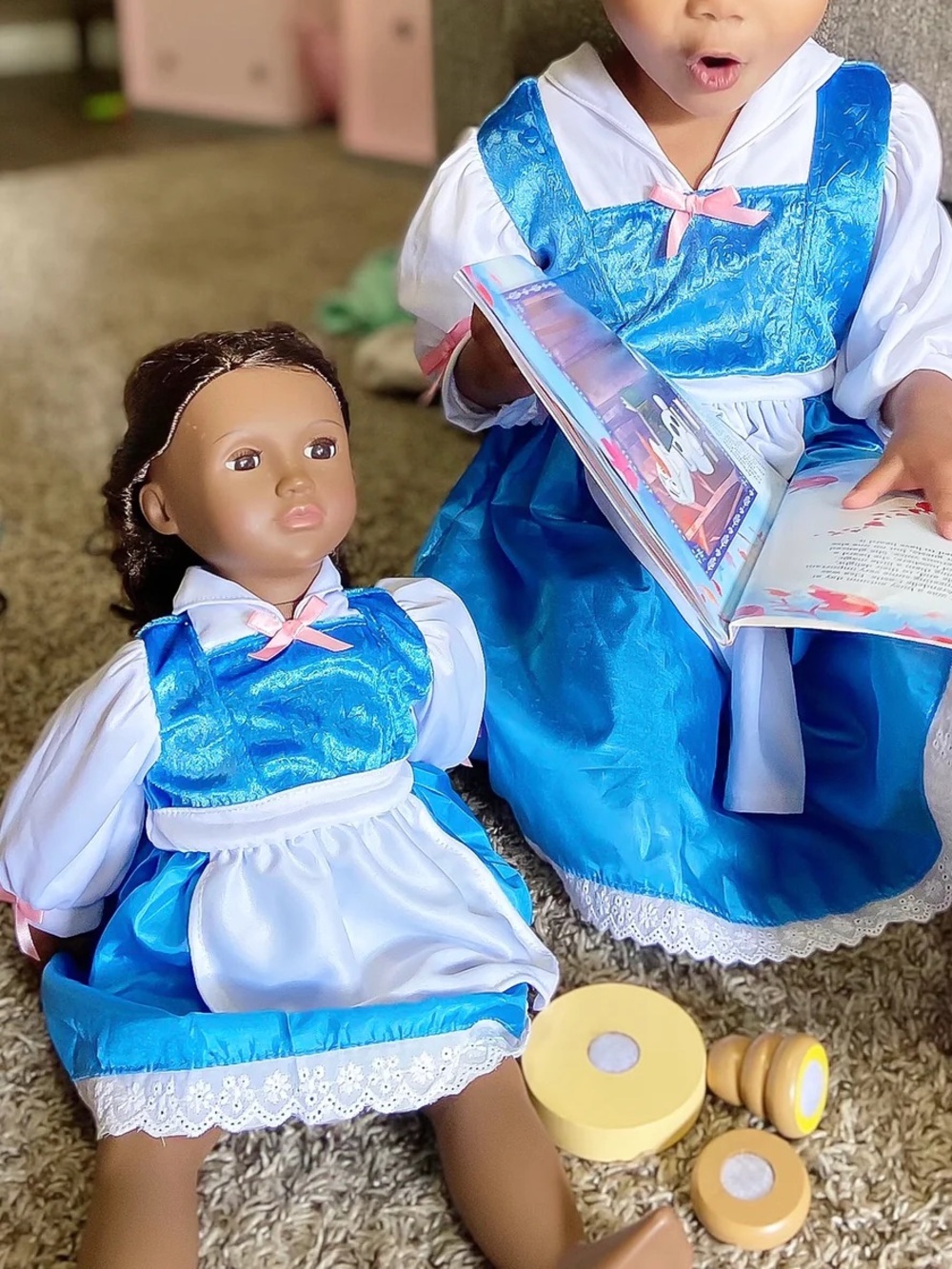 Little Adventures Belle Costume for 16-20inch Dolls